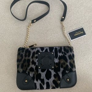 Juicy Couture Louisa Animal Print Velour Crossbody
